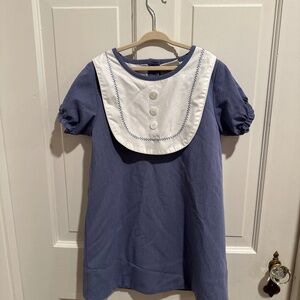 The Yellow Lamb girls blue dress